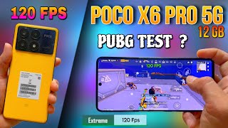 POCO X6 PRO 5G 🔥12GB🔥120 FPS ULTRA EXTREME CLUTCH GAMEPLAY  PUBG TEST  GAMING BEAST POCO X6 PRO [upl. by Sauder743]