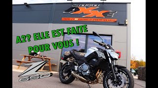 TEST KAWASAKI Z 650 A2  UNE MOTO IDEAL POUR JEUNE PERMIS MAIS PAS QUE [upl. by Lemkul]