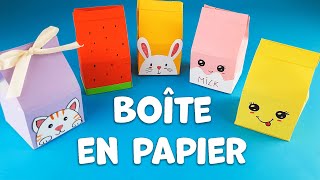 Boîte en papier  Emballage cadeau  Carton de lait [upl. by Annazor306]