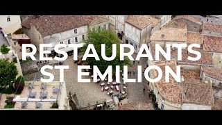 RESTAURANTS ST EMILION [upl. by Einahpts]