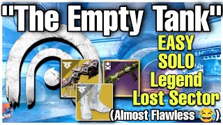 EASY SOLO  the empty tank legend lost sector  Destiny 2 hunter stasis build [upl. by Asilanom]