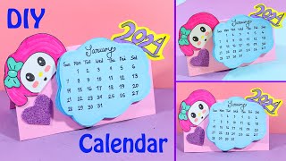 How to Make Desk Calendar  DIY Paper Calendar at Home  Cute Origami Calendar Idea [upl. by Ivgnout619]