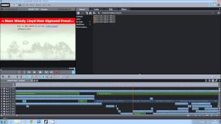 Video Scrubbing in Magix Movie Edit Pro Silent Screencast Showing Tracks amp Structure [upl. by Minta]