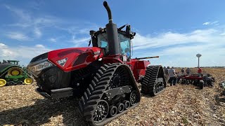 Brandnew Case IH Quadtrac 525 Rowtrac at Farm Progress Show 2024 tillage demo [upl. by Palmira]