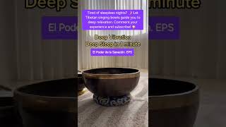 Fall Asleep Faster Tibetan Singing Bowl Sounds for Deep Relaxation amp Restful Sleep foryou fyp [upl. by Henka]