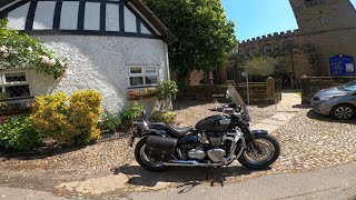 POV Triumph Bonnerville Speedmaster 1200 to Great Budworth May 24 [upl. by Burne]