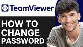 How To Change Password Teamviewer 2024 [upl. by Tiraj898]