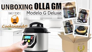 ¿COMO FUNCIONA LA NUEVA OLLA GM G DELUXE UNBOXING COMPLETO [upl. by Krissy971]