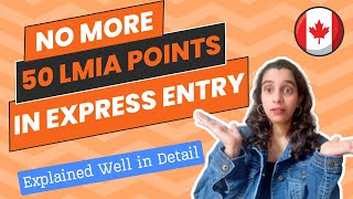 Serious Canada Express Entry Points Changes  NO MORE 50 LMIA Points 😱 🇨🇦  ZESTE IMMIGRATION [upl. by Lynn]