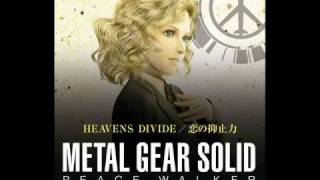 MGS Peace Walker  Heavens Divide  HDLyrics [upl. by Nosnevets]