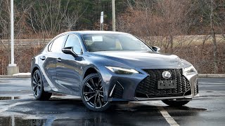 2022 Lexus IS 350 F Sport Review  Walk Around and Test Drive [upl. by Inalawi]