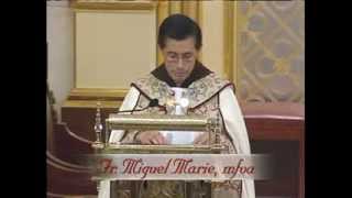 Sunday Benediction  20131117  Fr Miguel Marie  St Luke 12 4248 [upl. by Budworth]