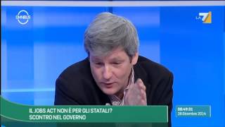 Omnibus  Il Jobs Act non è per gli statali Puntata 28122014 [upl. by Akimahc178]