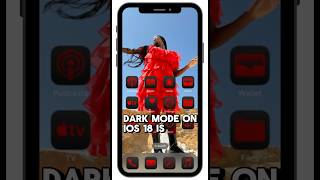 How to get DARK MODE  ios 18 [upl. by Antrim]