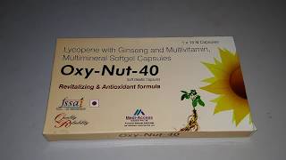 best multivitamin maltiminerallycopene and ginseng capsules oxynut40 capsules [upl. by Neeneg]