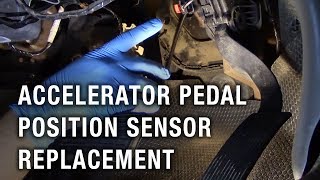 Accelerator Pedal Position Sensor Replacement  Chevy Silverado 2500 [upl. by Aciretahs]