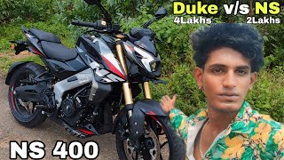 BAJAJ PULSAR 😱 NS 400 🔥sports Moods Updates Duke 390 🫣Copy High cc 🤯Low price KTM shocked 😲polur [upl. by Iddo691]