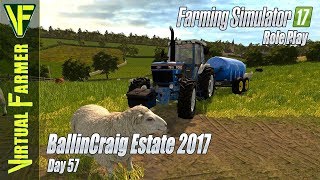 Back to the Animals  BallinCraig Estate 2017 Day 57 Farming Simulator 17 RolePlay [upl. by Melodee]