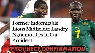 Former IndomitableLions Midfielder Landry Nguemo Dies in Car Accident [upl. by Aihgn]