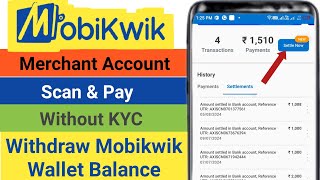 Mobikwik Merchant ID Kaise Banaye  Benifit of Mobikwik merchant Account  Mobikwik KYC issue [upl. by Aicilanna]