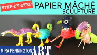 Papier Mâché Sculpture Tutorial [upl. by Dymphia]