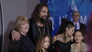 Aquaman Premiere BRollWatch Jason Momoa Do The Haka Dance At Aquaman Premiere [upl. by Yung492]