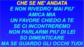 DEMO KARAOKE AMICA MIA GUIDO RENZI TONALITA 3 DA FARE ANCHE A VOCE STANCA SIavi [upl. by Gronseth107]