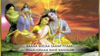 Shri Krishna Chalisa  with lyrics [upl. by Hans]