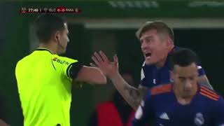 Ghostly Foul from Toni Kroos Real Madrid at Copa del Rey [upl. by Suzi]