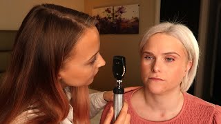 ASMR Real Person Medical Roleplay Exam  Alexander Technique Cranial Nerve Eye Tests [upl. by Eimaral462]