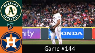 Astros VS Athletics Condensed Game 91024 [upl. by Setsero318]