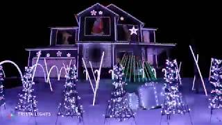 Trista Lights 2017 Christmas Light Show [upl. by Horwitz]