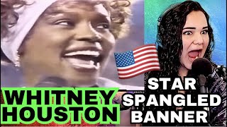 Whitney Houston Star Spangled Banner  Opera Singer Reacts 💃🎶🎉 [upl. by Amaral23]