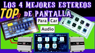 Los 4 mejores estereos de Pantalla para Sonido Car Audio [upl. by Airdnaxela]