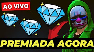 AGORA SALA PREMIADA VALENDO DIAMANTE NA LIVE DE FREE FIRE AO VIVO [upl. by Kyl]