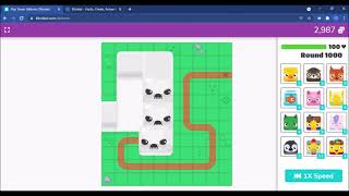 How to beat blooket tower defense 1000 round with no blook [upl. by Cohberg587]