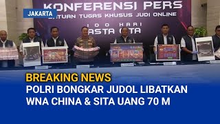 Bareskrim Polri Bongkar Kasus Judi Online Slot8278 yang Libatkan WNA China [upl. by Atnahsal]