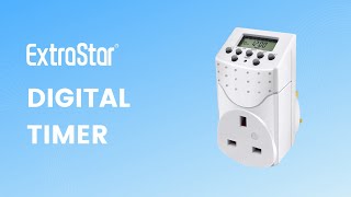 ExtraStar Digital Timer EMT757 Setup Guide  Program Your Home Appliances with Ease [upl. by Magbie]