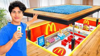 I Built a SECRET McDonald’s In My Room [upl. by Stearne]