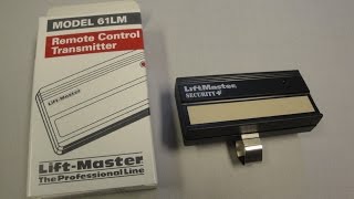 Liftmaster 61LM Garage Door Remote Control [upl. by Ragouzis124]