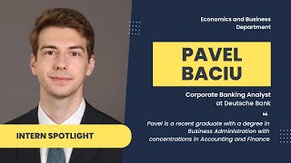 Intern Spotlight  Pavel Baciu [upl. by Roddy]