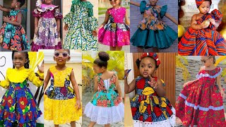 Ankara Gown Styles for Kids  Trendy 2024 Ankara Dresses for Children  Classy kids Ankara fashion [upl. by Ahsitak151]