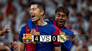 Barcelona x real Madrid  40  extended highlights and Goals  laliga 2024 [upl. by Romine]