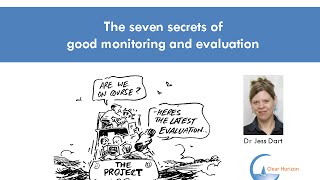 The seven secrets of good monitoring and evaluation [upl. by Yrod27]