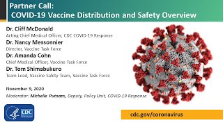 Partner Update Call Vaccine Distribution and Safety Overview [upl. by Siramay695]