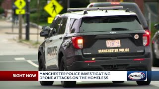 Manchester police investigating drone attacks targeting homeless [upl. by Htebasyle]