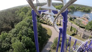 Heide Park Toxic Garden Onride Limit Vekoma SLC [upl. by Viviana]