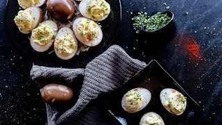 Keto Recipe  Marinated Deviled Eggs [upl. by Crosley]