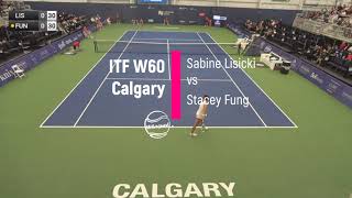 Sabine Lisicki vs Stacey Fung  W60 Calgary [upl. by Wyn]