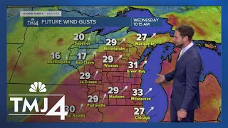 Southeast Wisconsin weather Windy and recordhigh temperatures [upl. by Marla979]